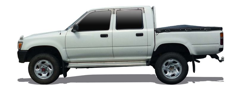 TOYOTA HILUX VI Пикап (_N1_) 2.4 TD 4WD (LN165_, LN170_, LN190_, LN165, LN165H,...