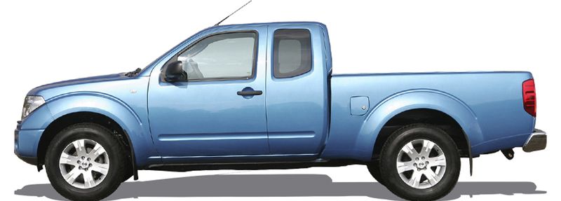 NISSAN NAVARA NP300 (D40) 2.5 dCi 4WD (D40TT, D40T, D40M, D40BB)